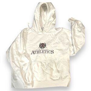 White Vintage Aritzia Cozy Fleece Hoodie